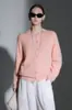 26 Nuevos Suéteres Cardigan de Cachemira de Cuello Redondo Versátiles de Felpa Cepillada Multicolor para Otoño e Invierno para Mujer, Suéter de Lana de Manga Larga Moderno y Sencillo