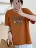 Camiseta de Algodón Copo de Nieve de Verano con Cuello Redondo, Corte Ajustado, Mangas Cortas Versátiles, Suministro Directo del Fabricante, Disponible para Dropshipping