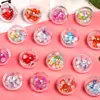 Nuevas Bolas de Burbuja Rellenas de Cuentas de Arroz Bolas Redondas Plástico Cuentas con Agujero Pasante Bolígrafo de Cuentas DIY Pulsera Accesorios de Joyería Cuentas Sueltas