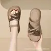 Zapatillas Sencillas de Suela Gruesa para Exteriores 2026 Nueva Moda Sandalias Versátiles Ligeras Cómodas para Mujeres Embarazadas Correa Única Terminadas