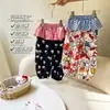 Nuevos Pantalones de Verano con Aire Acondicionado para Niñas, Lindos Pantalones Transpirables Holgados Anti-Mosquitos con Solapa Trasera, Pantalones Largos de Moda para Niñas