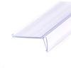 Etiqueta de precio de caja de refrigerio con perfil de PVC, etiqueta de precio de producto a granel, etiqueta de porta cigarrillos, perfil de plástico