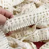 Renda de borla de fio de algodão 4,5 cm transfronteiriça acessórios de vestuário DIY pingente têxtil para casa toalha de mesa almofada algodão e linho orelha pendente