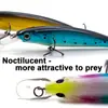 Em Estoque Atacado Isca Minnow Luminosa Isca Dura Universal para Asp Robalo Perca Isca Artificial Biônica Pesca em Água Doce Mar