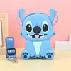 Bolso Bandolera de Silicona con Diseño de Dibujos Animados de Stitch para Niños, Lindo, Monedero Bandolera para Niños, Bolso Diario Versátil e Impermeable