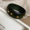 Novo Estilo Chinês Quadrado Geométrico Redondo Rebite Pulseira de Madeira Retrô Única Elegante Pulseira Design de Nicho Joia de Mão