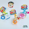 Chaveiro Autêntico Desenho Animado Crayon Shin-Chan Série Máquina de Lavar Pingente de Bolsa de Casal Chaveiro de Carro Pequeno Presente