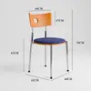 Berg Home Silla de Comedor Nórdica Vintage de Madera Maciza Celebridad de Internet Moderna Minimalista Diseñador Mesa de Comedor Retro Francesa Silla