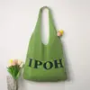 Bolsa Malasia Moda Retro Versátil Tejida Portátil Bolso de Hombro Transfronterizo Gran Capacidad Bolsa Tote Bolsa de Compras