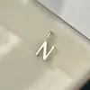 Plata S925 Colgante Individual Transfronterizo Pulsera de Letras DIY Collar Chapado en Oro de 14K Accesorios de Colgantes Simples Compactos