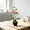 2 plantas en maceta de mariposas de flores artificiales para sala de estar del hogar decoración suave verdor bonsái accesorios de fotografía película adornos de flores artificiales