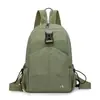 Mochila de Viaje para Mujer 2025 Nueva Ultraligera Cruzada Doble Propósito Lona Hombro Único Pequeña Mochila Deportes al Aire Libre Bolsa de Pecho