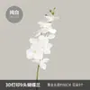 Orquídea Phalaenopsis Artificial de Interior Decoração de Casa Ornamento de Flor Falsa Impressão 3D Toque Realista Haste Única Buquê de Orquídea Phalaenopsis de 9 Flores