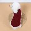 Nueva ropa para mascotas de otoño e invierno, ropa de oso de peluche y gato panda, suéter tejido, ropa casual cálida para perros de venta transfronteriza