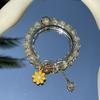 Pulsera Año Nuevo del Dragón 2024 para Mujer Pulsera Imitación Cinabrio Bollo de Dragón Nuevo Estilo Chino Joyería Estilo Chino Año del Dragón