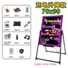 Quadro Fluorescente Quadro de Publicidade Quadro de Exibição Quadro Negro Eletrônico de Escrita Barraca de Mercado Noturno Loja Supermercado Luminoso Quadro de Publicidade