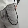 Estilo Callejero Europeo y Americano Cadena de Pantalón Cadena de Cintura de Cadena Negra de Gama Alta Hip-Hop de Moda para Hombre Cadena Colgante para Hombre Transfronteriza
