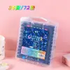 Plumón Marcador Doble Punta Dos Colores con Brillantina Pluma Acuarela con Brillantina Perla Marcador Gel para Pintar Cuaderno de Bocetos Graffiti