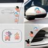 Sacuda o som do influenciador da rede com a fita adesiva anti-colisão pequena nova para porta de carro, estoque fofo de adesivo de proteção anti-riscos proteção
