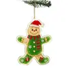 Caja de Regalo de Navidad Acrílico Colgante Plano 2D Árbol de Navidad Adorno de Decoración Festiva Fuente Mayorista