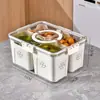 PET Nova caixa de frescor caixa de armazenamento de geladeira plástico engrossado congelamento dreno caixa de fresco especial para geladeira
