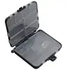 Suministros de pesca para exteriores al por mayor material de PVC negro con cuerda caja para pesca de roca panel divisorio desmontable caja de accesorios para señuelos