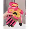 Guantes de Motocicleta Medio Dedo Montar en Moto Anticaída Bicicleta de Montaña Antideslizante Protectores Carcasa Dura Finos Transpirables Combinación de Colores Para Mujer