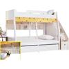 Mosquitero para cama madre e hijo A6L 1.35 litera superior e inferior cama de 1.5 m mesa escalera 0.9m1.2m doble capa superior estrecho inferior ancho doméstico