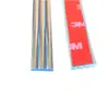 Tira decorativa de PVC de plástico con borde plateado de tres lados en forma de D semicircular, adhesiva, electrochapada, suministro de fabricantes de Dongguan, se puede personalizar, al por mayor