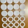 Junta de Silicona Redonda Impermeable y Antideslizante de Grado Alimenticio, Anillo Impermeable para Taza Térmica, Sellado, Resistente a Altas Temperaturas, Junta de Silicona Transparente