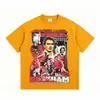 Stewell Beckham fútbol transfronterizo retro americano camiseta de manga corta de algodón pesado 320G unisex versátil