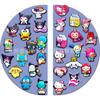 Sanrio sapato flor acessórios jóias diy transfronteiriço destacável buraco sapatos sapato flor sapatos decoração acessórios pulseira