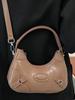 Bolso Pequeño con Textura Retro para Mujer 2025 Otoño Nuevo Bolso de Hombro Único Bolso Cruzado Cuadrado Pequeño de Moda y Estilo para el Trabajo