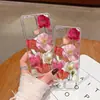 Funda Magnética de Acrílico Pintada con Flores Populares de Amazon para Samsung S24/S23/S22 Personalización al por Mayor