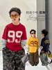 Roupas Infantis Zhilili Camiseta 100% Algodão para Meninos 2026 Primavera Novo Estilo Manga Longa Casual Infantil para Crianças Maiores Roupas de Primavera e Outono