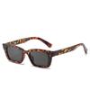 Gafas de Sol de Nuevo Estilo Versión Coreana Cuadradas Pequeñas Versátiles Gafas de Sol Negras Marco Cuadrado Estilo Celebridad Gafas de Celebridad de Internet para Mujer