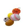 Llavero flotante de cara sonriente sumergida llavero sumergido en esponja llavero de espuma PU de baloncesto