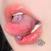 Efecto Ojo de Gato Resina para Lengua Anillo para Lengua 1.2/1.6 Agujero Anillo para Lengua Joyería Personalizada para Piercing Corporal Venta al por Mayor Venta Caliente