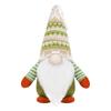 Novo Produto Transfronteiriço Boneca de Malha Sem Rosto de Natal Boneca Decoração Estilo Europeu e Americano Verde Enfeites Escandinavos de Rodolfo