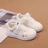 Tenis para Niña, Zapatos Deportivos Infantiles de Dibujos Animados a la Moda, Nuevos Modelos Primavera y Otoño 2026, Zapatos Casuales para Niños Mayores, Zapatos Blancos para Estudiantes