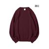 Suéter básico de color sólido para hombre y mujer, jersey de cuello redondo con logotipo estampado, camisa básica de manga larga, top informal, estilo coreano de moda para primavera y otoño