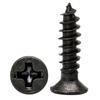 Tornillos Autorroscantes de Acero Inoxidable 304 Cruz Negros Cabeza Avellanada Autorroscantes Cabeza Plana Autorroscantes Tornillos Pequeños M2M3M4M5