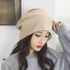 Gorro de Invierno Cálido Nuevo Baotou Transfronterizo para Mujer, Gorro para Cola de Caballo, Gorro Frío Sencillo de Moda Otoño e Invierno, Gorro de Felpa