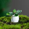Nueva planta en maceta de simulación de 3-5 cm, venta al por mayor, mini modelo de planta terminado, arte redondo, microadornos para paisajismo.