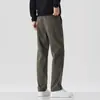 Nuevos pantalones casuales de otoño para hombre, corte recto holgado, pantalones ligeros de negocios de moda para hombre, pantalones largos de uso diario para hombre