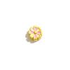 Accesorios de oro antiguos trébol de cuatro hojas flor rosa cuentas sueltas de agujero grande cuentas diy pulsera tejida cuerda de pulsera cuentas de transferencia oro