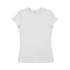 Ropa de manga corta ajustada para mujer, Camiseta adelgazante de hombro normal, Top casual, Capa base, Algodón puro, Ropa para mujer estilo chica picante
