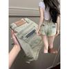Jeans Americanos Retrô Hot Girl Modelador Transfronteiriço para Mulheres, Design de Verão Camada Base Linha A, Hot que Abraça os Quadris