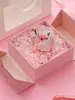 Caja de Regalo para el Día de San Valentín, Caja Vacía para Perfume y Lápiz Labial, Exquisita Caja de Regalo para Niñas, Caja de Empaque para Regalos de Ropa y Cosméticos