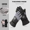 Guantes Cálidos para Deportes al Aire Libre Esquí Invierno Cálidos con Forro Polar Engrosados Repelentes al Agua Ciclismo al Aire Libre a Prueba de Viento a Prueba de Frío
